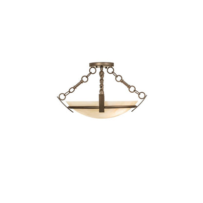 Covina 2 Light 18" Wide Semi-Flush Bowl Ceiling Fixture