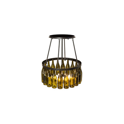 Tuscan Vineyard 6 Light 36" Wide Semi-Flush Drum Ceiling Fixture