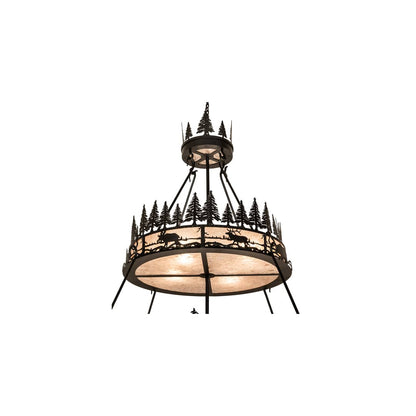 12 Light 72" Wide Pendant