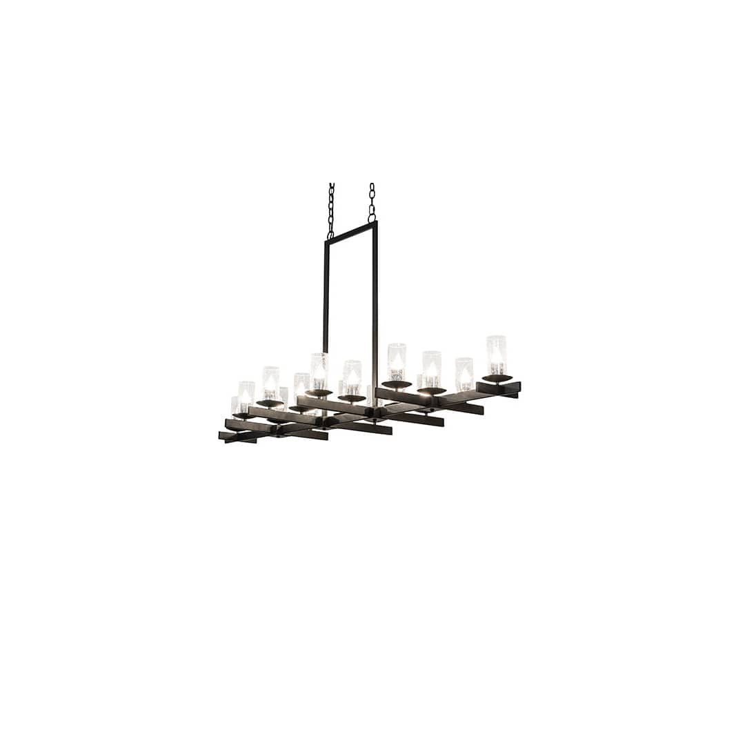 Long Dante 16 Light 30" Wide Linear Chandelier