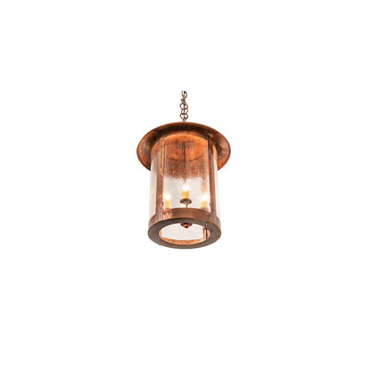 4 Light 14" Wide Taper Candle Pendant