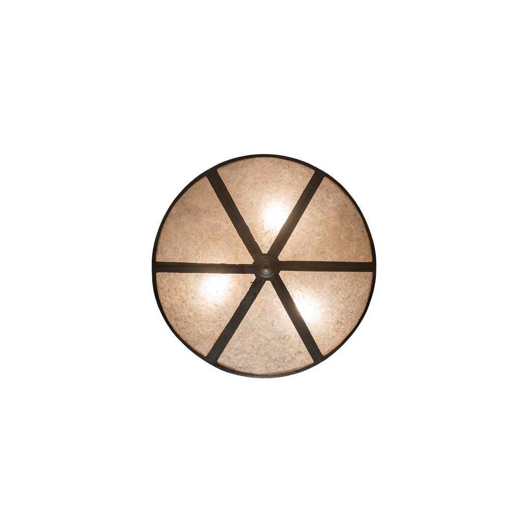 Ducks in Flight 3 Light 24" Wide Semi-Flush Ceiling Fixture