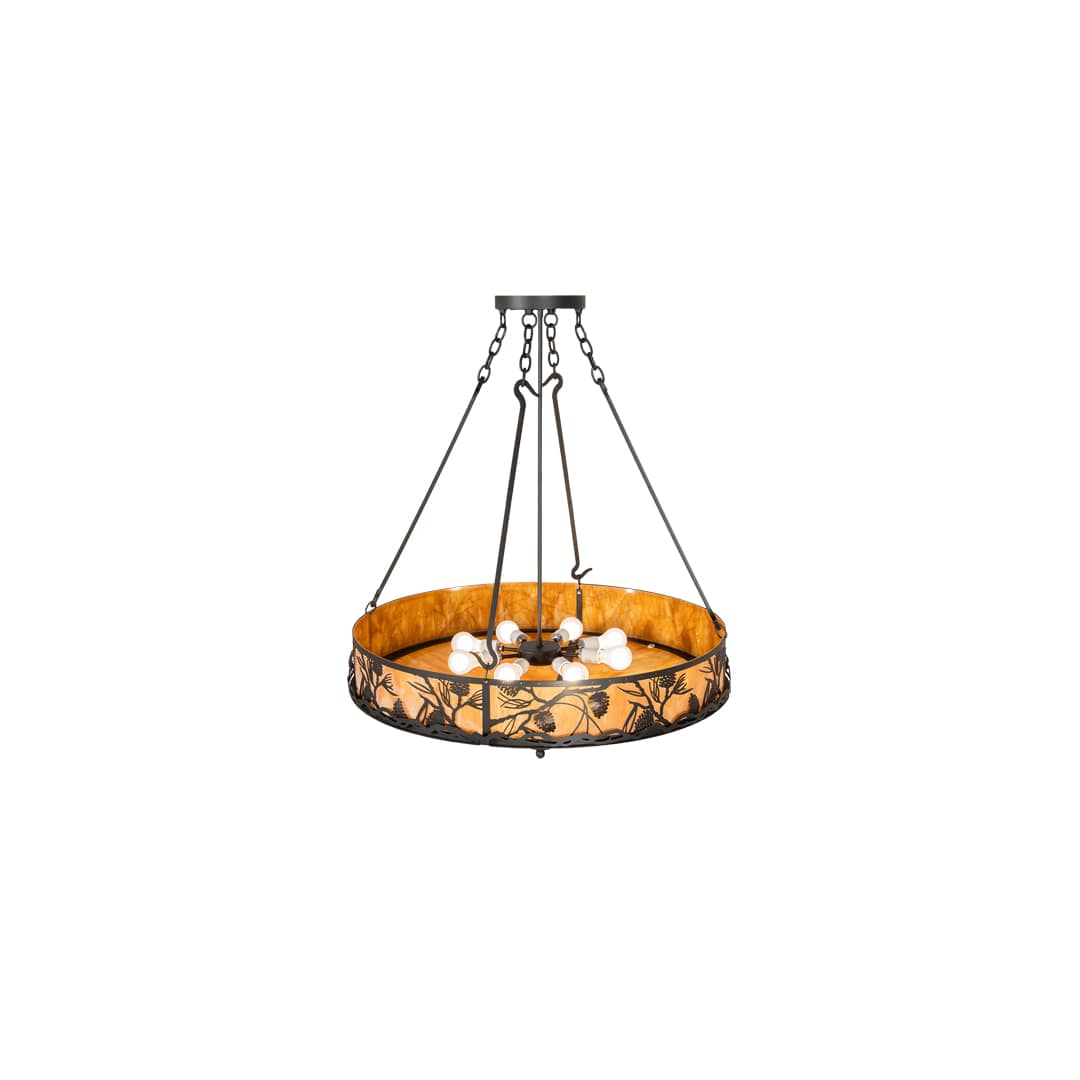 8 Light 36" Wide Pendant