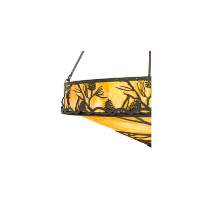 8 Light 36" Wide Pendant