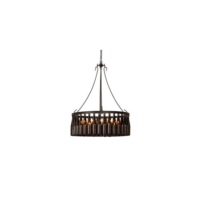 Tuscan Vineyard 12 Light 36" Wide Ring Chandelier