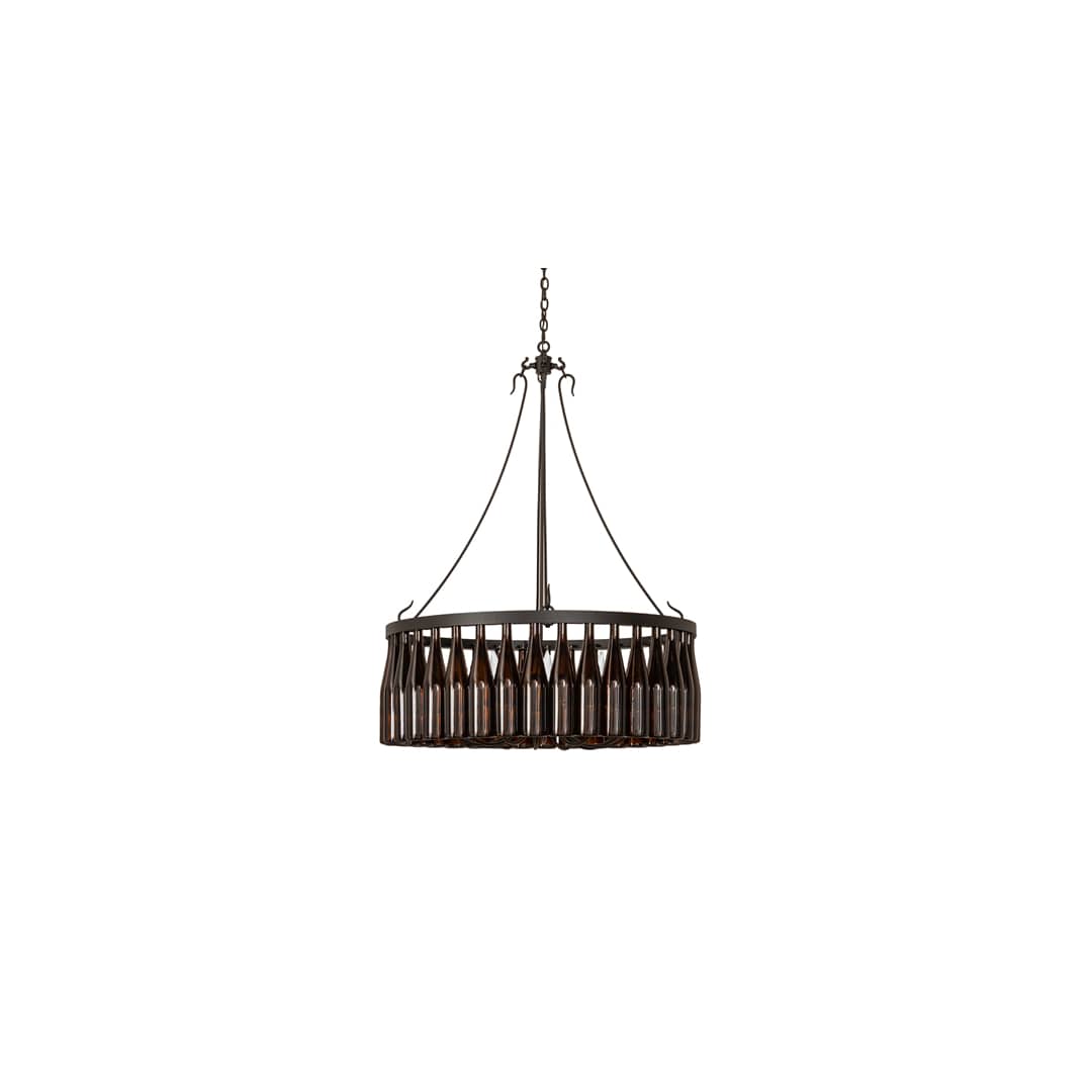 Tuscan Vineyard 12 Light 36" Wide Ring Chandelier