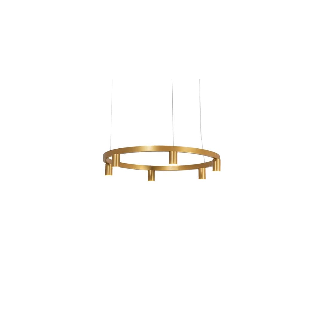 Korfu 6 Light 47" Wide Ring Chandelier