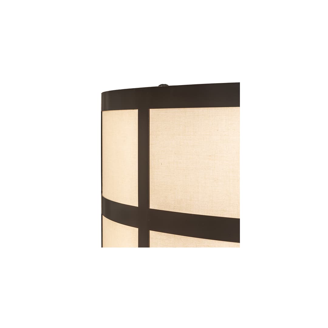 Cilindro Barnabas 6 Light 36" Wide Semi-Flush Drum Ceiling Fixture - Timeless Bronze Finish