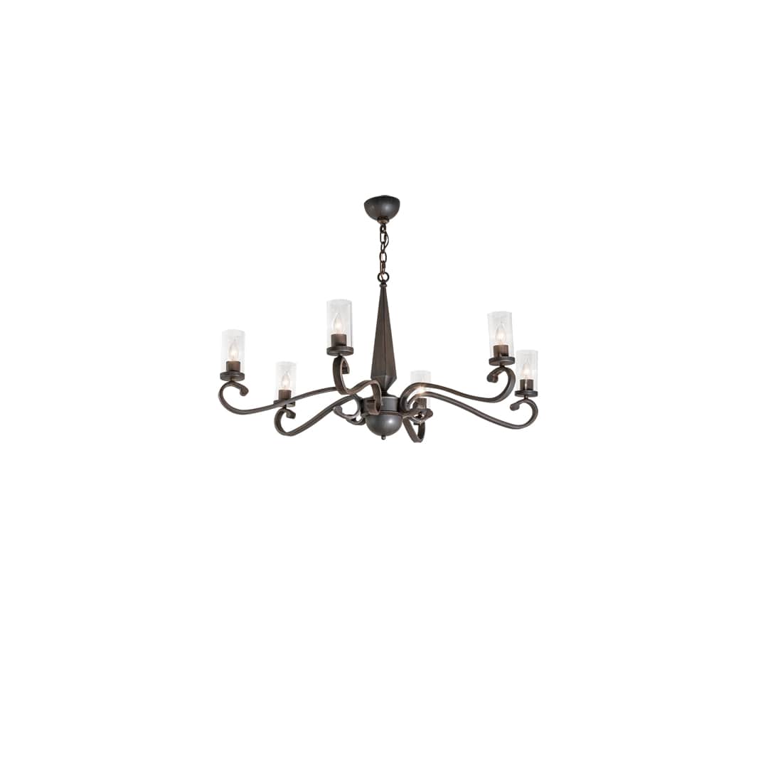 Muirfield 6 Light 42" Wide Chandelier