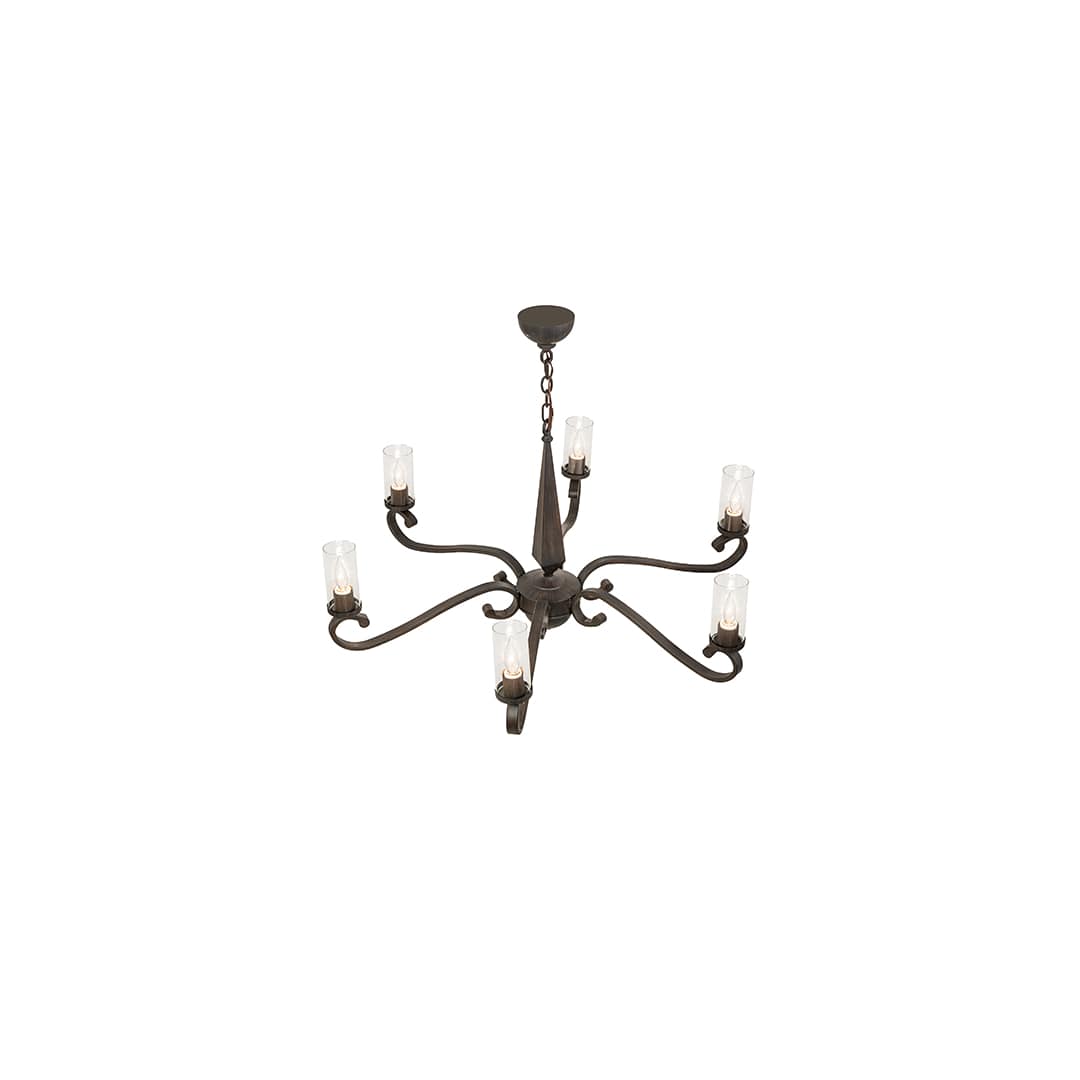 Muirfield 6 Light 42" Wide Chandelier
