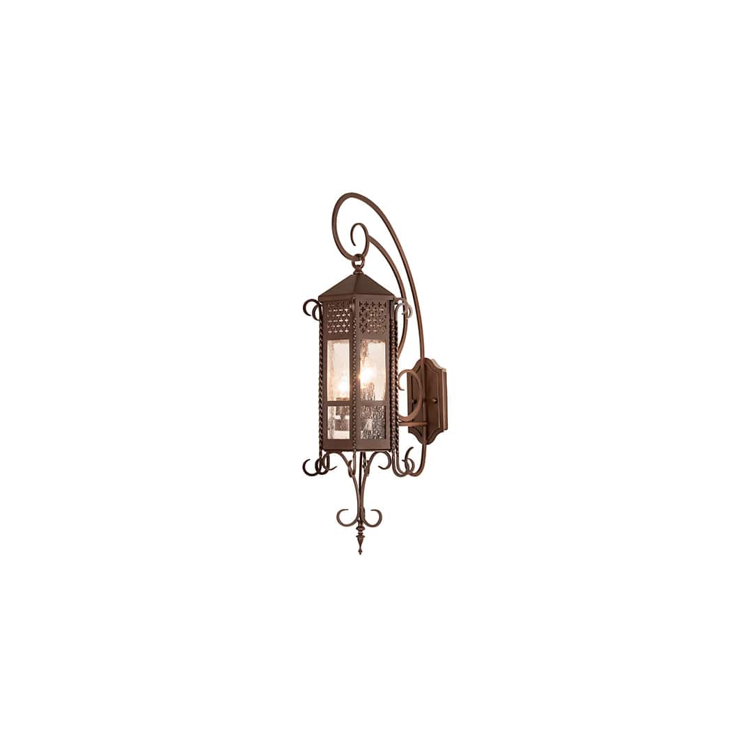 3 Light 36" Tall Wall Sconce