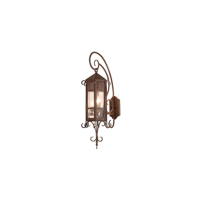 3 Light 36" Tall Wall Sconce