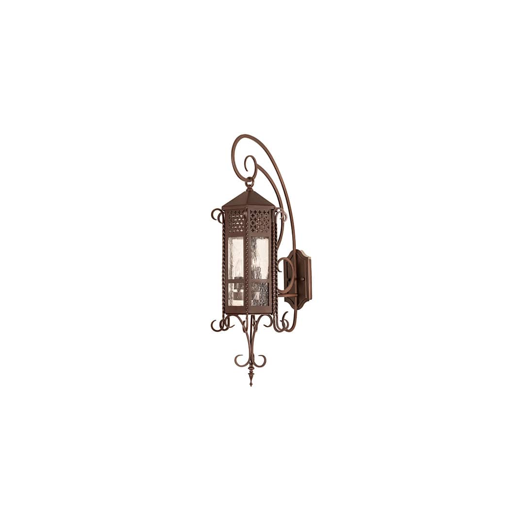 3 Light 36" Tall Wall Sconce
