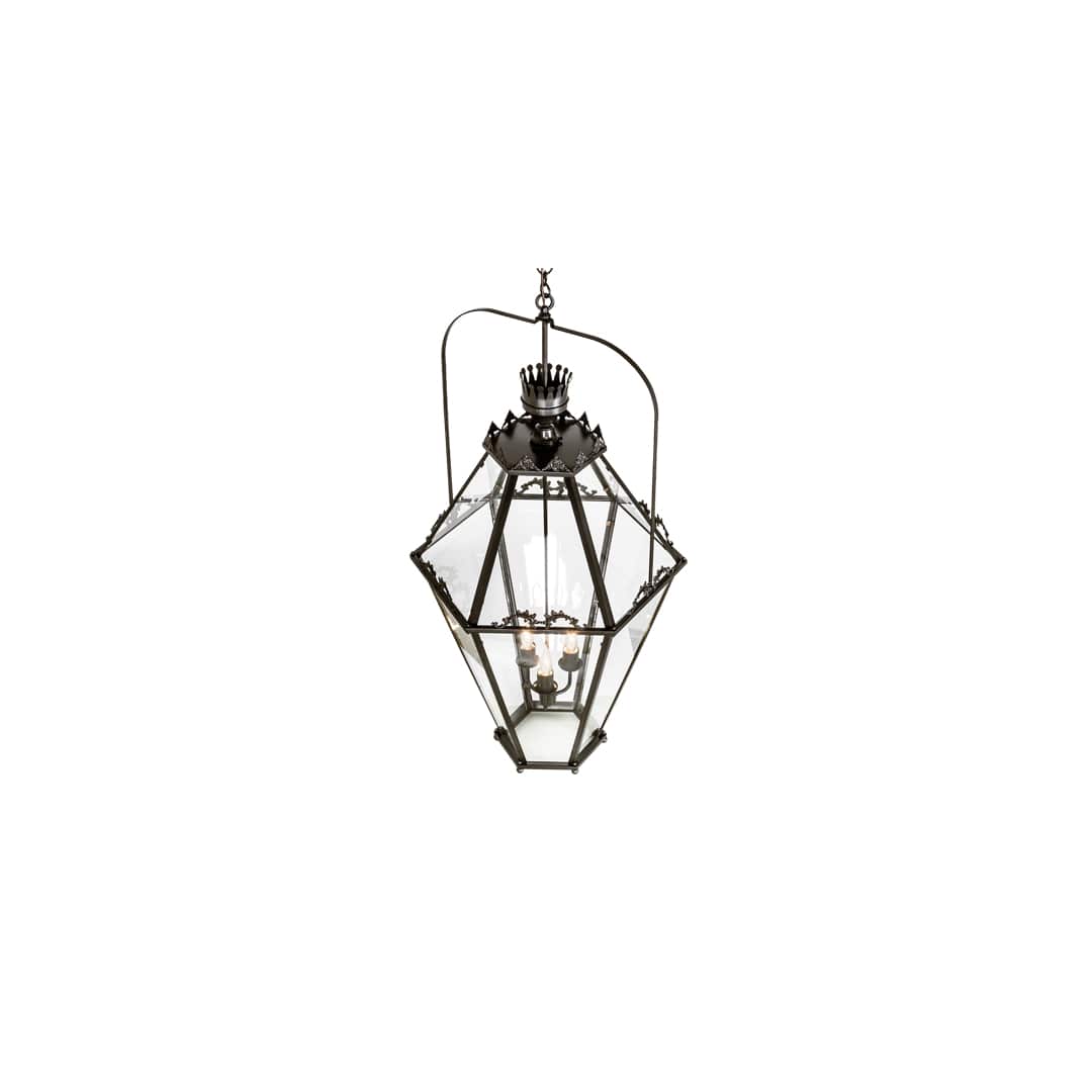 3 Light 26" Wide Taper Candle Pendant