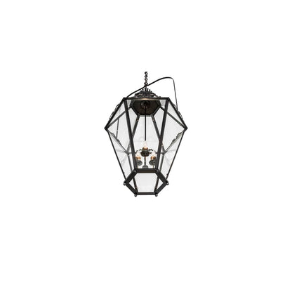 3 Light 26" Wide Taper Candle Pendant