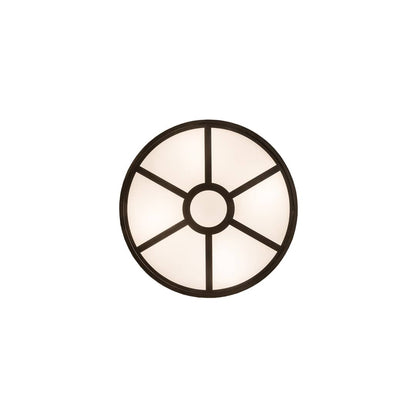 Donya 4 Light 26" Wide Semi-Flush Drum Ceiling Fixture - Oil Rubbed Bronze Finish