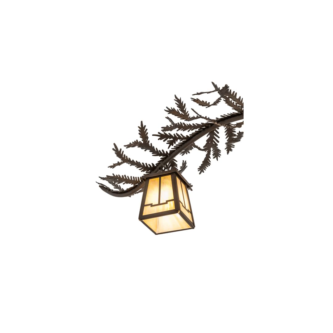Pine Branch 6 Light 45" Wide Chandelier