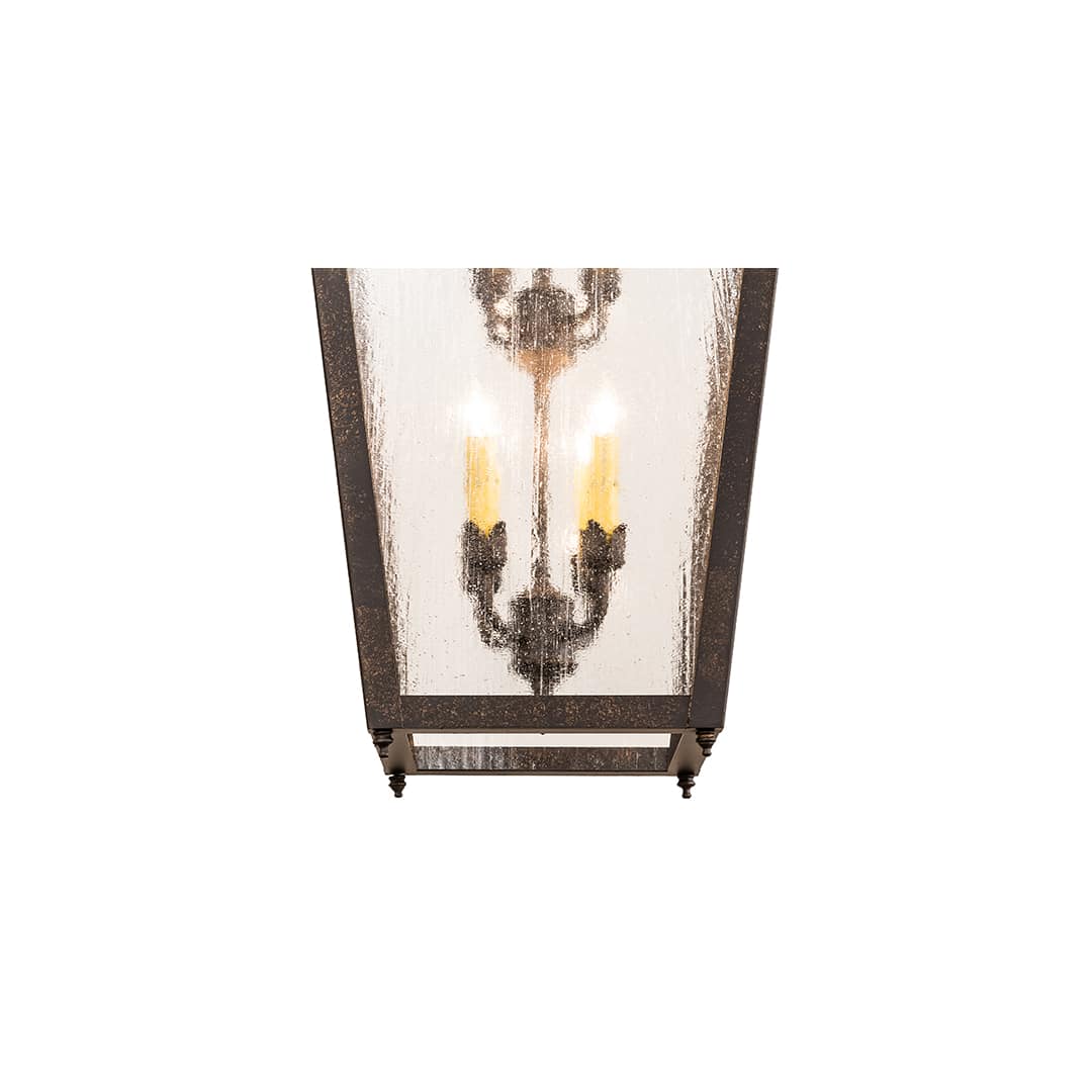 8 Light 29" Wide Taper Candle Pendant