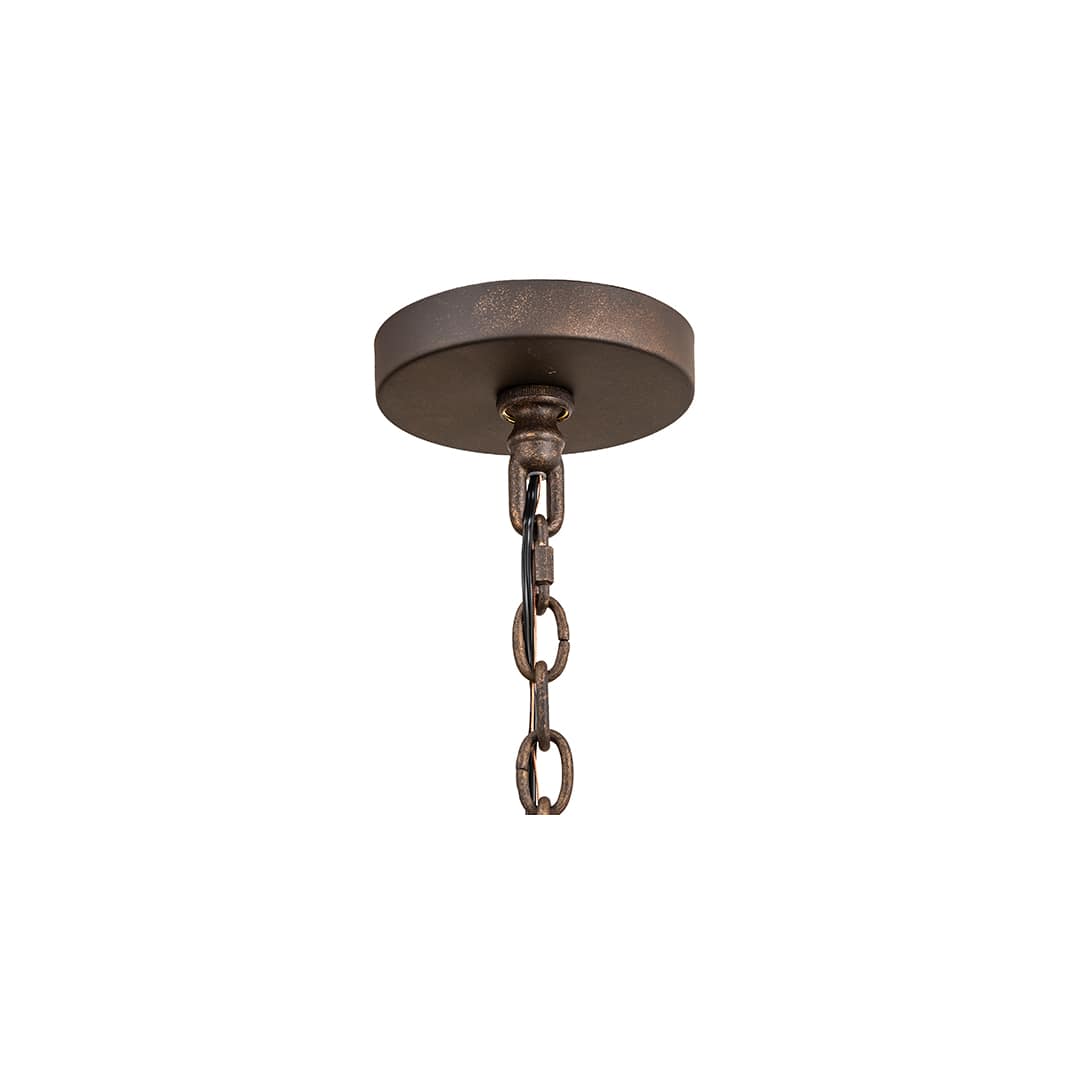 8 Light 29" Wide Taper Candle Pendant