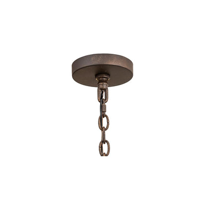 8 Light 29" Wide Taper Candle Pendant