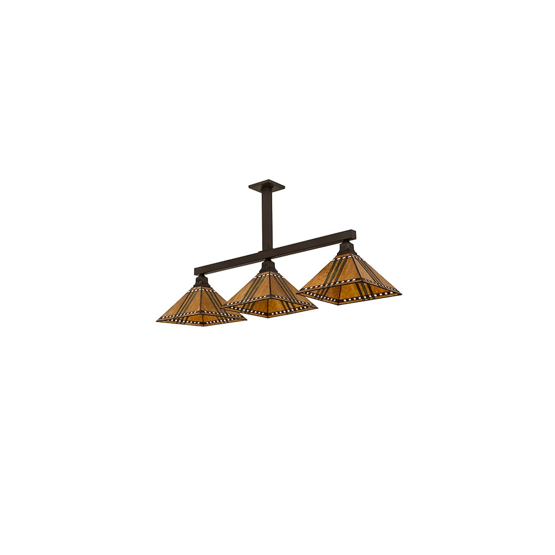 3 Light 48" Wide Linear Pendant