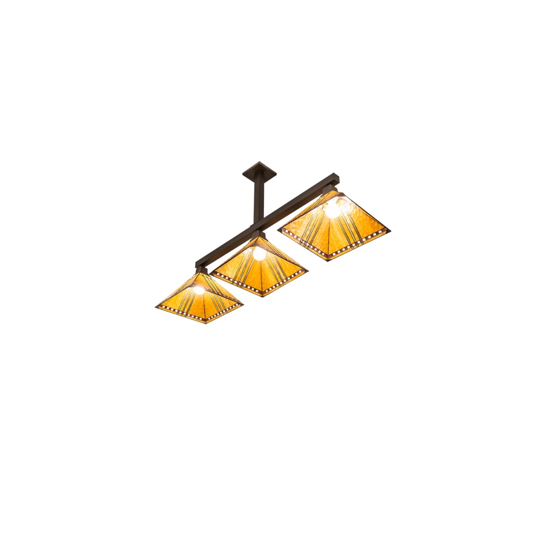 3 Light 48" Wide Linear Pendant