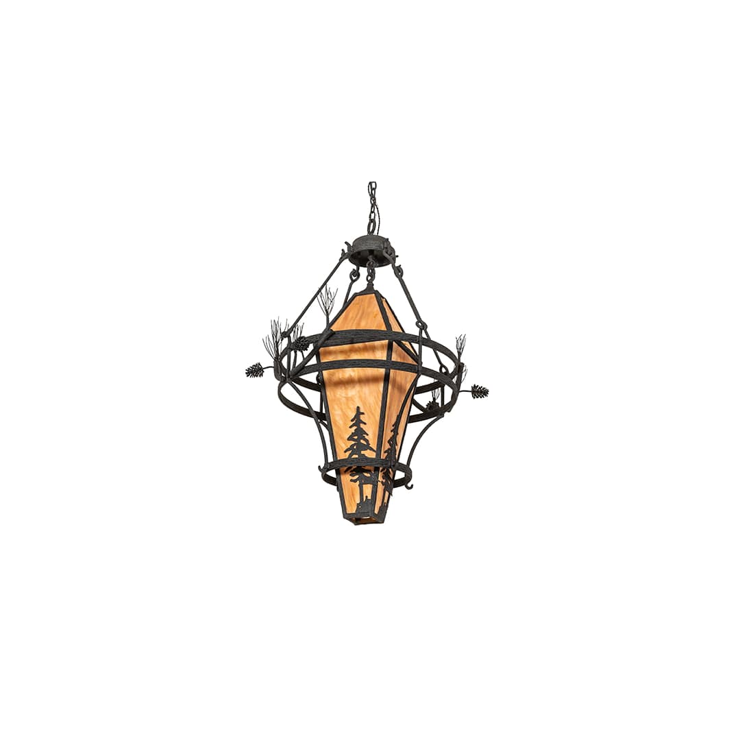 3 Light 36" Wide Pendant