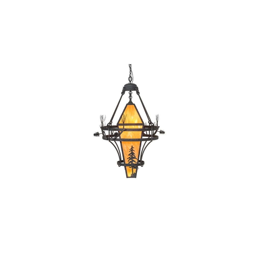3 Light 36" Wide Pendant
