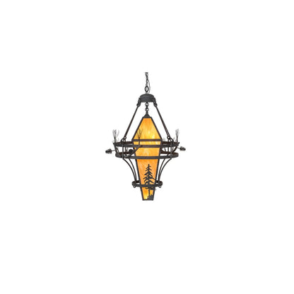 3 Light 36" Wide Pendant