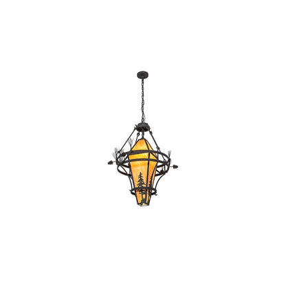 3 Light 36" Wide Pendant