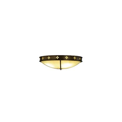 Byzantine 4 Light 36" Wide Flush Mount Bowl Ceiling Fixture
