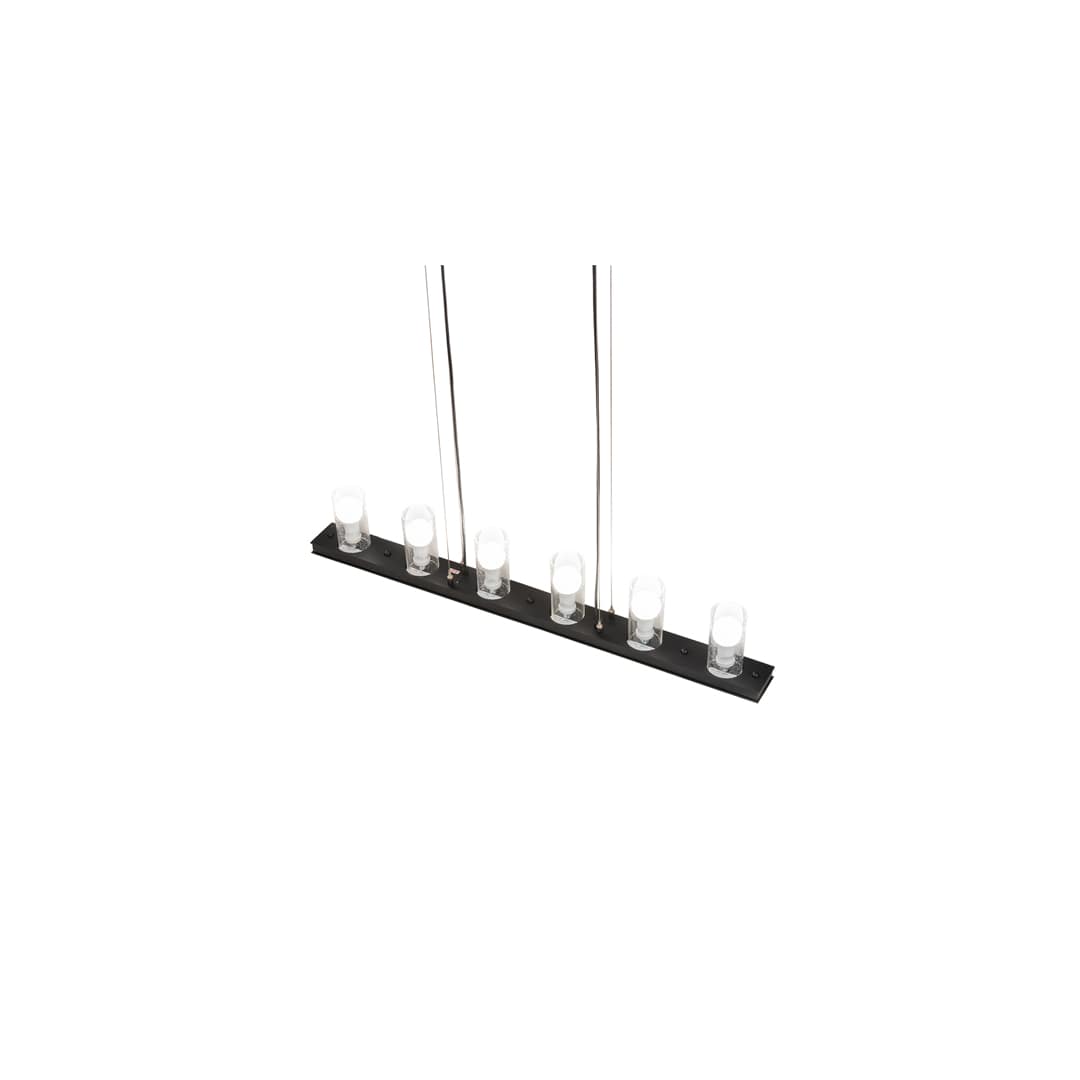 6 Light 44" Wide Linear Pendant