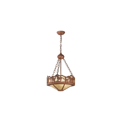 3 Light 16" Wide Pendant