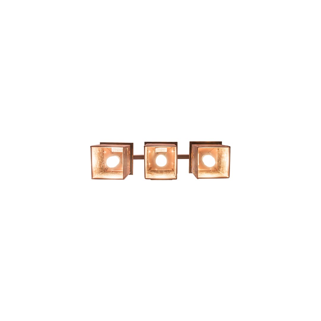 3 Light 13" Tall Wall Sconce