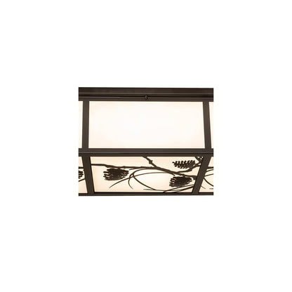 Mountain Pine 6 Light 50" Wide Flush Mount Ceiling Fixture