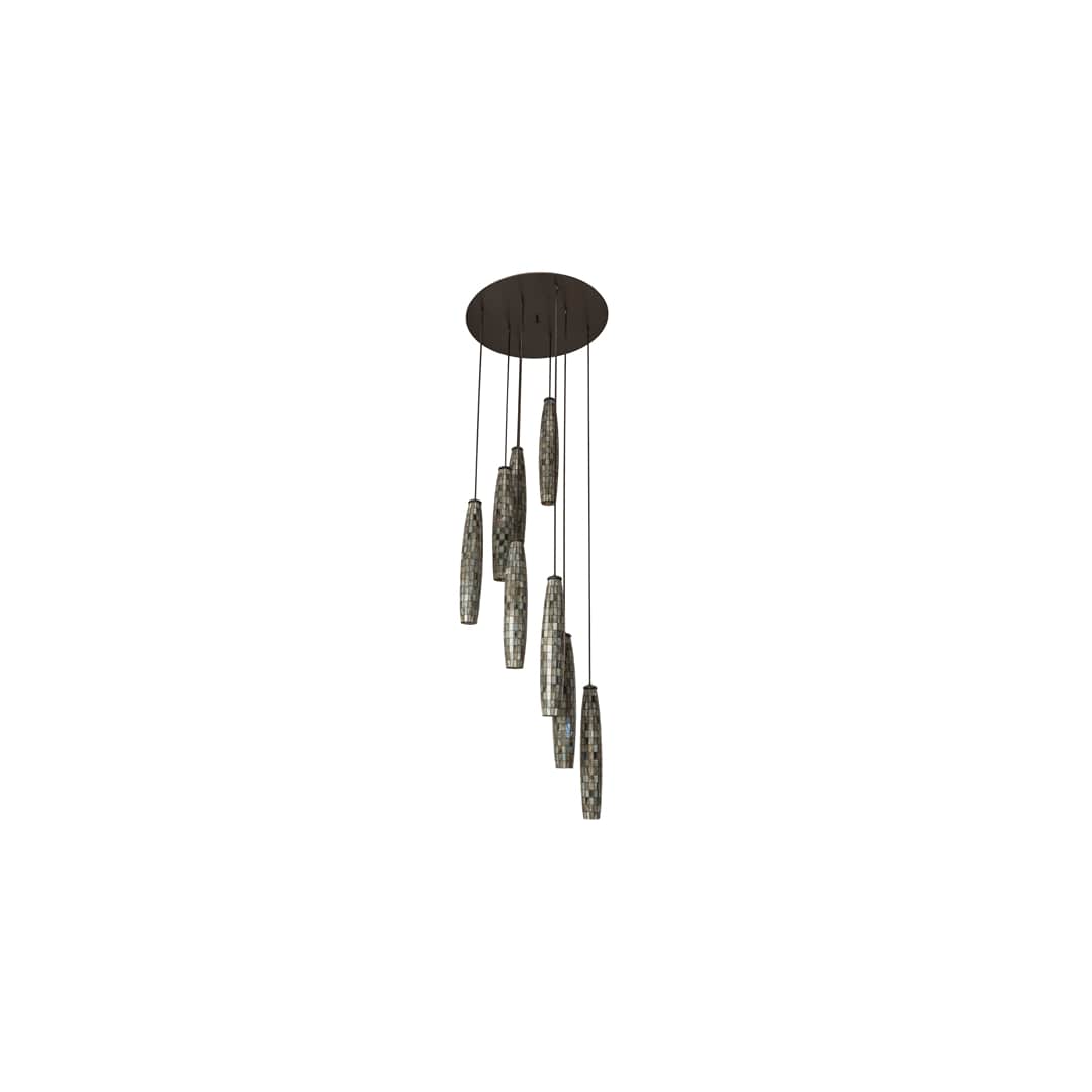 8 Light 48" Wide Multi Light Pendant