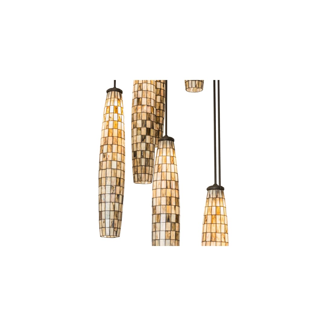8 Light 48" Wide Multi Light Pendant