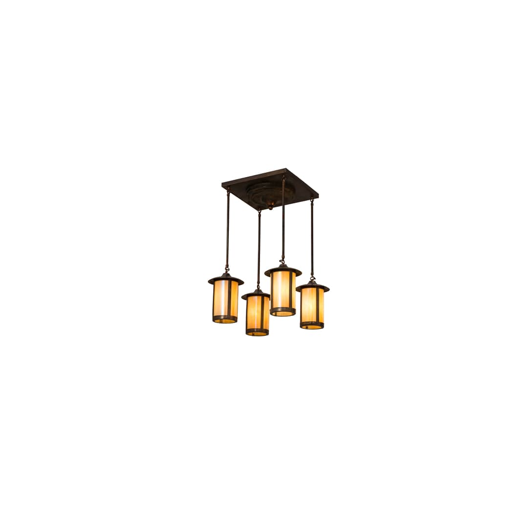 4 Light 28" Wide Multi Light Pendant