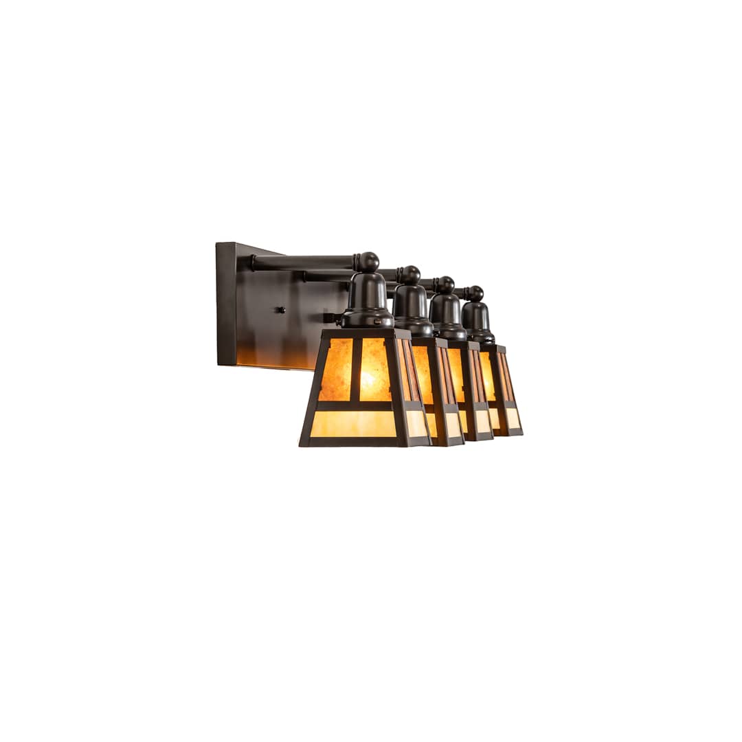 4 Light 10" Tall Wall Sconce