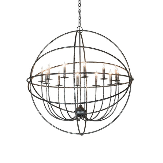 Enerjisi 12 Light 42" Wide Taper Candle Style Chandelier