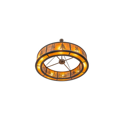 8 Light 62" Wide Pendant