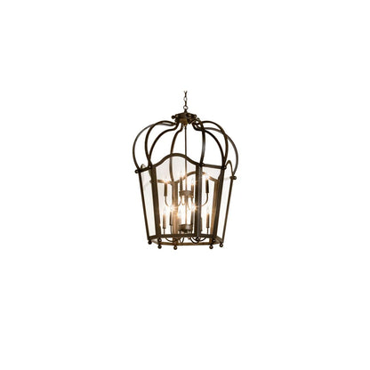 10 Light 33" Wide Taper Candle Pendant