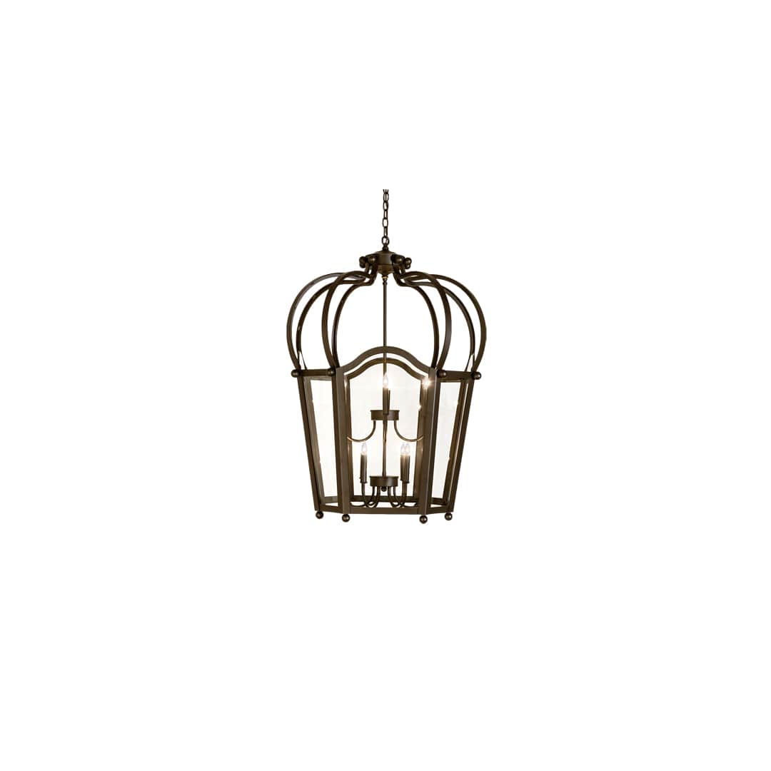 10 Light 33" Wide Taper Candle Pendant