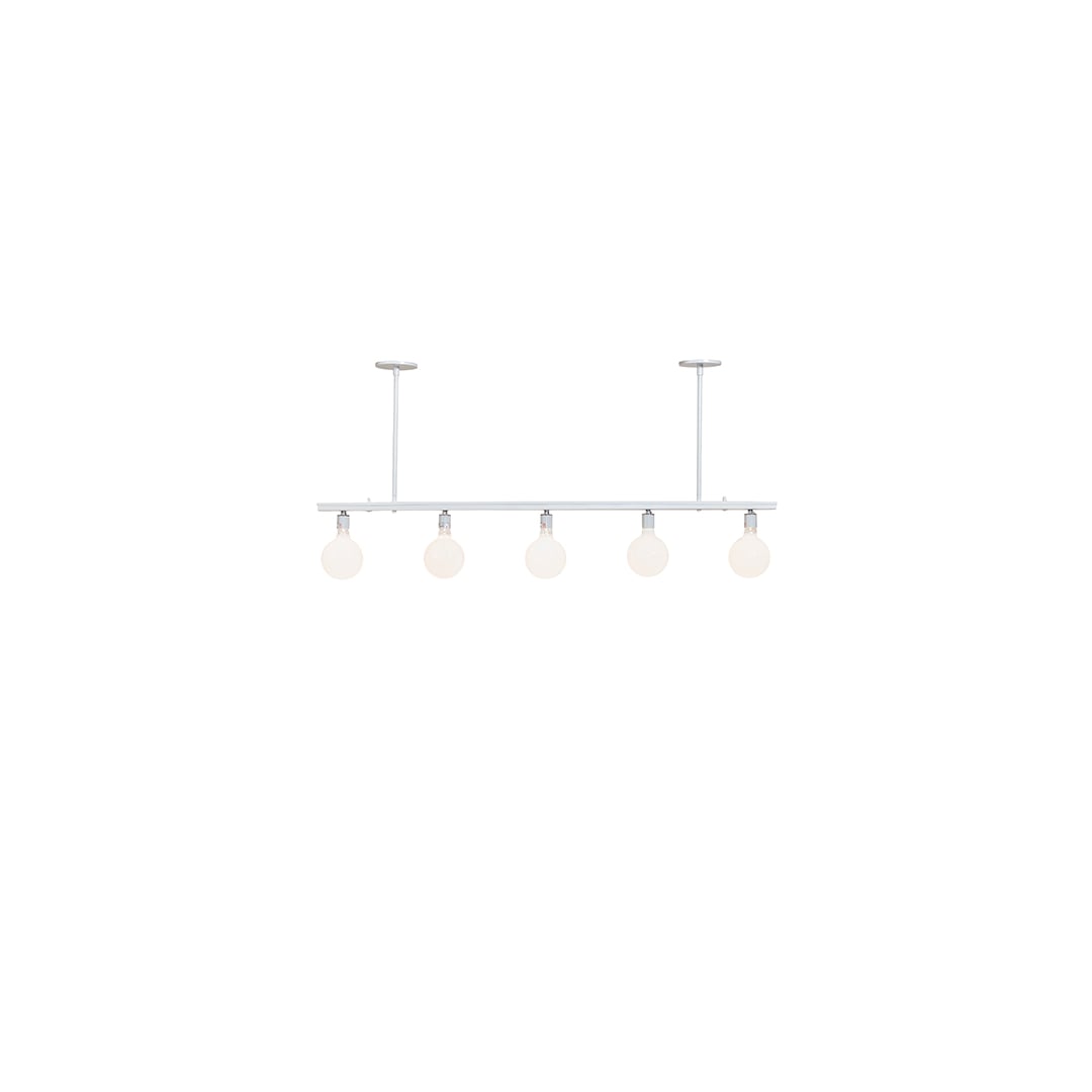 5 Light 54" Wide Linear Pendant