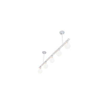 5 Light 54" Wide Linear Pendant