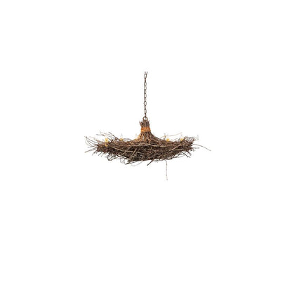 Long Twigs 6 Light 18" Wide Taper Candle Pendant