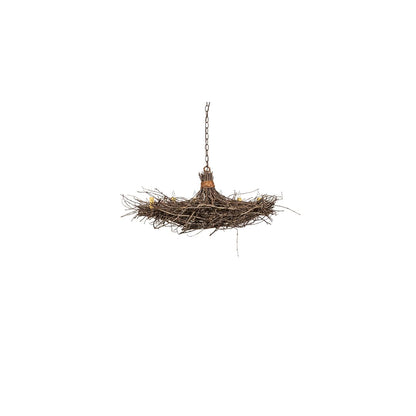 Long Twigs 6 Light 18" Wide Taper Candle Pendant