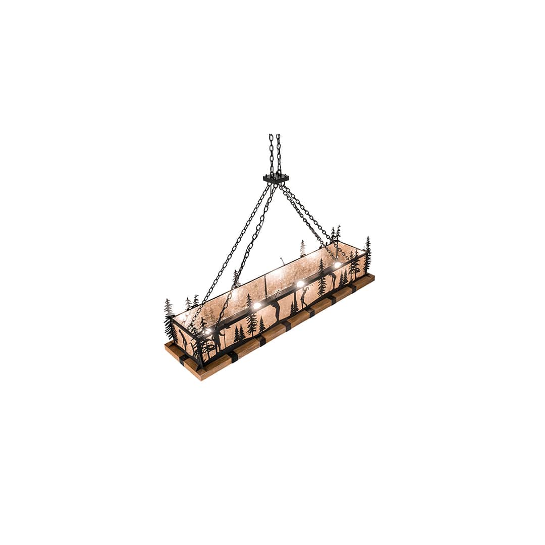 4 Light 72" Wide Linear Pendant