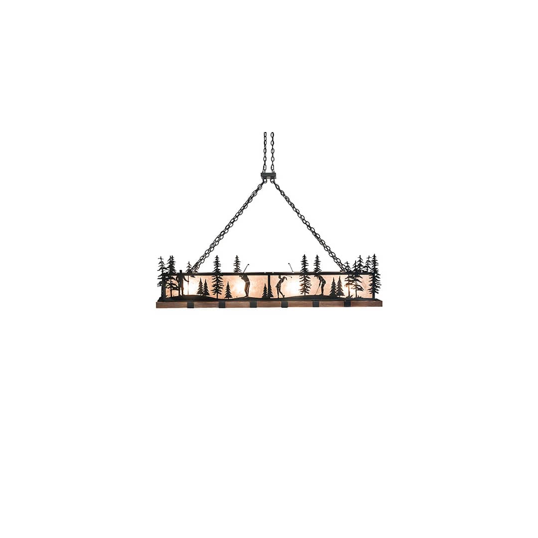 4 Light 72" Wide Linear Pendant