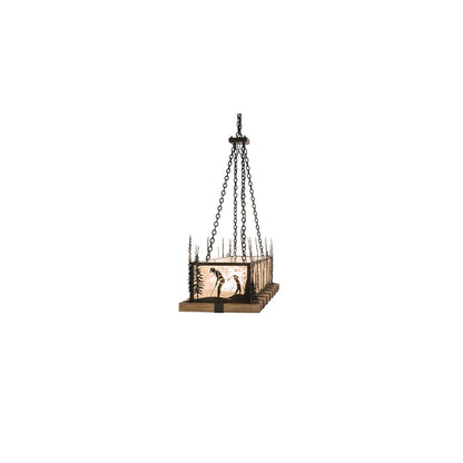 4 Light 72" Wide Linear Pendant